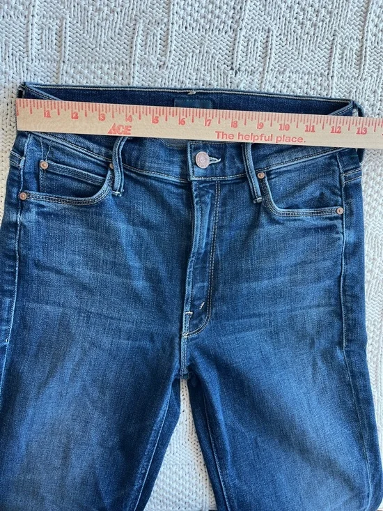 MOTHER The Mid Rise Dazzler Ankle in Pardon My French Sz 26 - Picture 10 of 16
